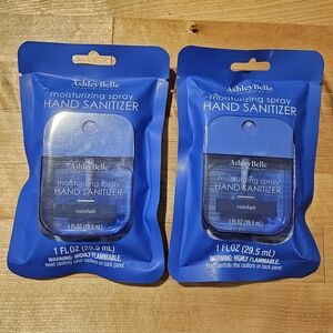 2pc Ashley Belle Moisturizing Spray Hand Sanitizer Rainfall